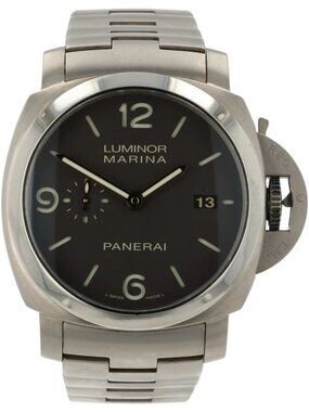 Panerai Luminor Marina Brown Dial Titanium 44mm Automatic Men’s Watch